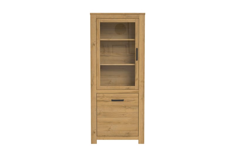 Hovencamp Vitrineskab 42x77 cm - Brun - Opbevaring - Skab - Vitrineskabe