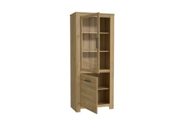 Hovencamp Vitrineskab 42x77 cm - Brun - Opbevaring - Skab - Vitrineskabe