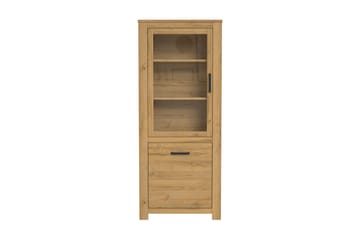 Hovencamp Vitrineskab 42x77 cm - Brun - Opbevaring - Skab - Vitrineskabe