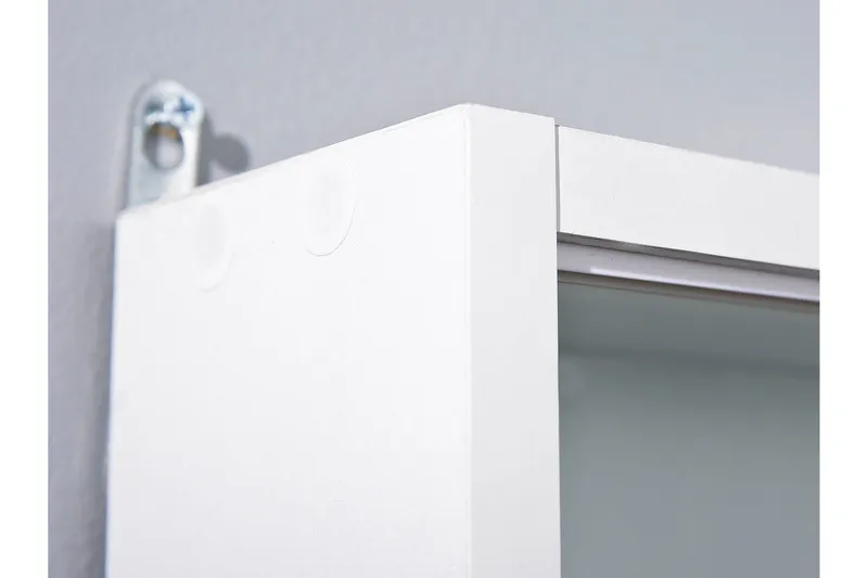 Imogen Vitrineskab 80 cm - Hvid/Glas - Opbevaring - Skab - Vitrineskabe