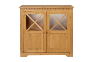 Kersey skab 105 cm - Brun - Opbevaring - Skab - Vitrineskabe