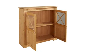 Kersey skab 105 cm - Brun - Opbevaring - Skab - Vitrineskabe