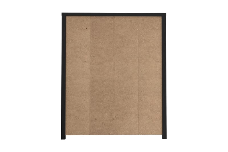 Konitsa Vitrineskab 52x130 cm - Brun/Sort - Opbevaring - Skab - Vitrineskabe