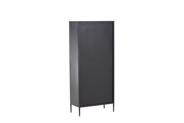La Paz Vitrineskab 70x160 cm Sort - Opbevaring - Skab - Vitrineskabe