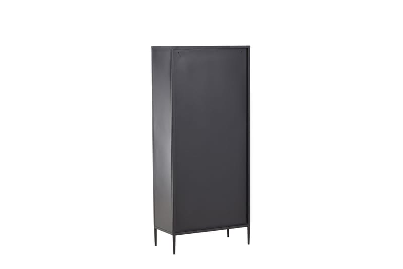 La Paz Vitrineskab 70x160 cm Sort - Opbevaring - Skab - Vitrineskabe