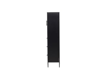 La Paz Vitrineskab 70x160 cm Sort - Opbevaring - Skab - Vitrineskabe
