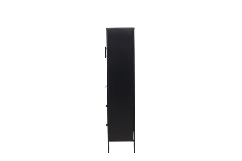 La Paz Vitrineskab 70x160 cm Sort - Opbevaring - Skab - Vitrineskabe