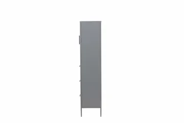 La Paz vitrineskab 70x160 cm lysegrå - Opbevaring - Skab - Vitrineskabe