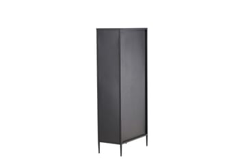 La Paz Vitrineskab 70x160 cm Sort - Opbevaring - Skab - Vitrineskabe