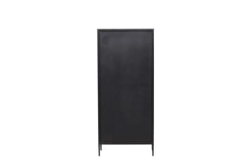 La Paz Vitrineskab 70x160 cm Sort - Opbevaring - Skab - Vitrineskabe