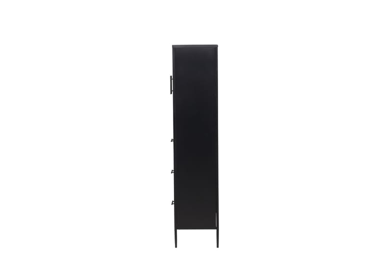 La Paz Vitrineskab 70x160 cm - Sort - Opbevaring - Skab - Vitrineskabe