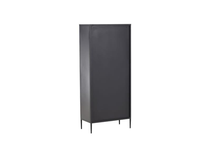 La Paz Vitrineskab 70x160 cm - Sort - Opbevaring - Skab - Vitrineskabe
