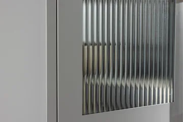 La Paz vitrineskab 70x160 cm lysegrå - Opbevaring - Skab - Vitrineskabe