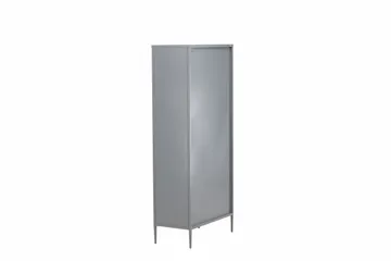 La Paz vitrineskab 70x160 cm lysegrå - Opbevaring - Skab - Vitrineskabe