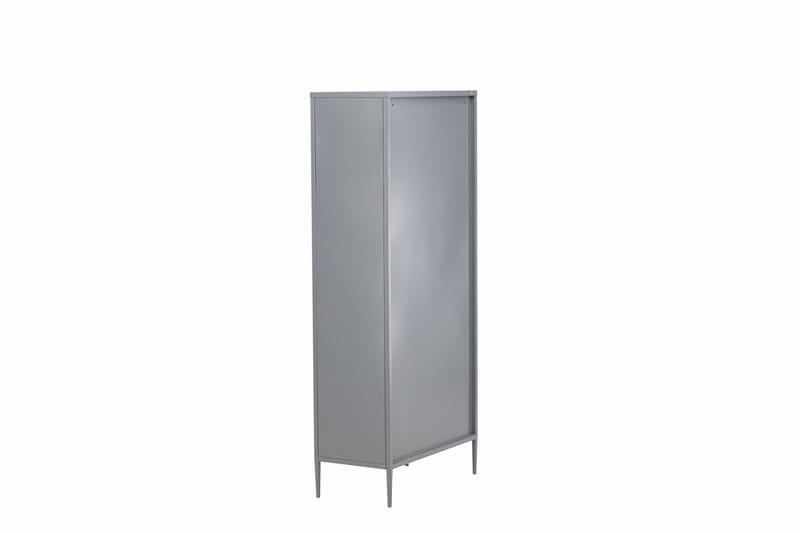 La Paz vitrineskab 70x160 cm lysegrå - Opbevaring - Skab - Vitrineskabe