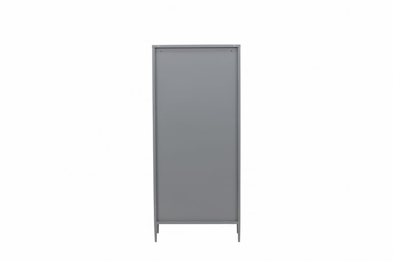 La Paz vitrineskab 70x160 cm lysegrå - Opbevaring - Skab - Vitrineskabe