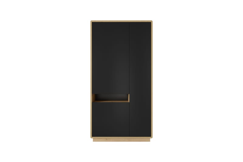 Louetta vitrineskab 92x181 cm - Flerfarvet - Opbevaring - Skab - Vitrineskabe