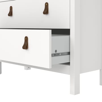 Vitrineskab Madrid med 2 glasdøre 3 skuffer 78x199 cm - Opbevaring - Skab - Vitrineskabe