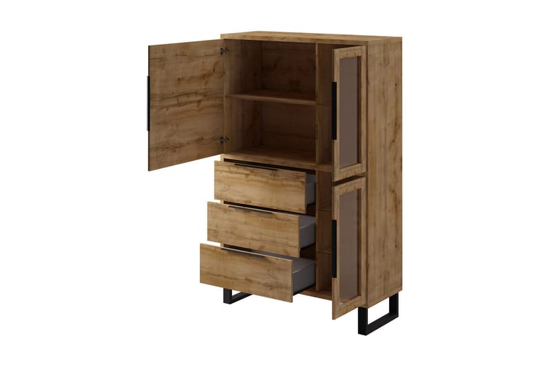 Malissa vitrineskab - Træ - Opbevaring - Skab - Vitrineskabe