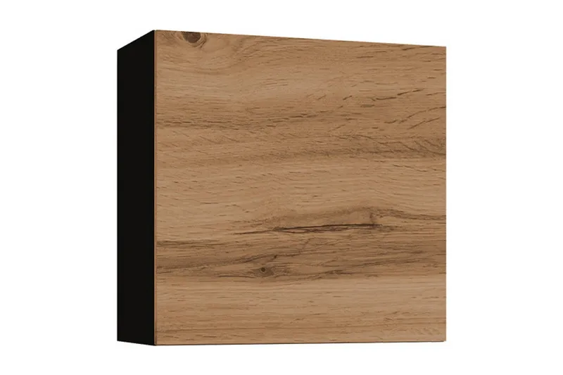 Narbonne Vitrineskab 30x50 cm, Natur/Sort