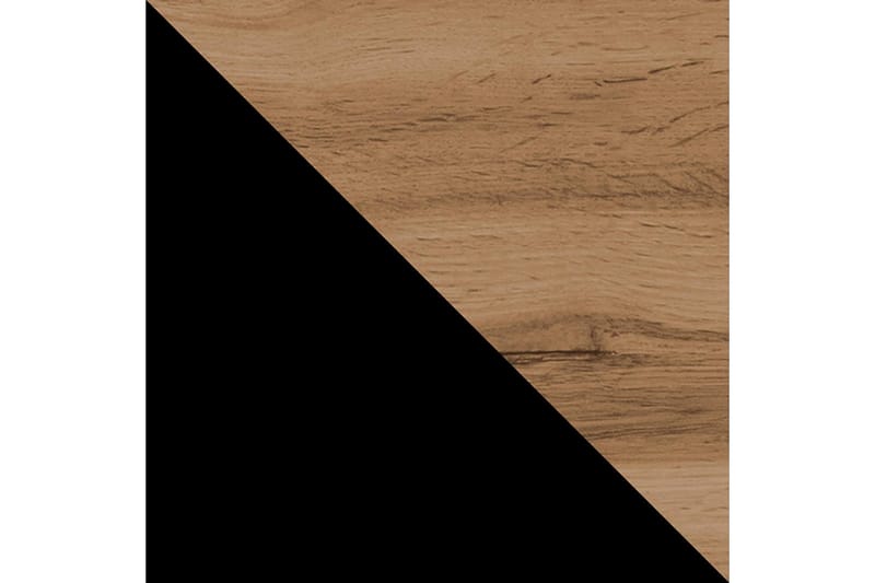 Narbonne Vitrineskab 32x35 cm - Natur/Sort - Opbevaring - Skab - Vitrineskabe