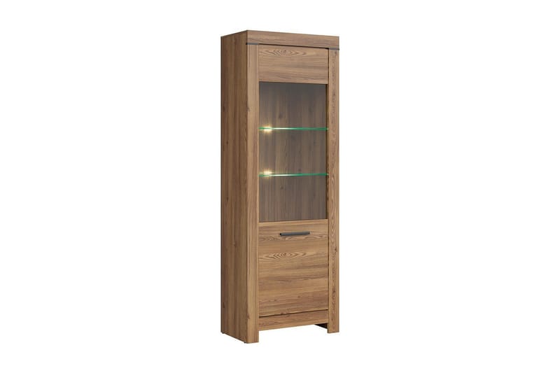 Olender Vitrineskab 68x40 cm - Eg - Opbevaring - Skab - Vitrineskabe