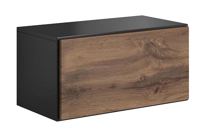 Roco Vitrinskåp 37,5x39x75 cm Anthracite - Opbevaring - Skab - Vitrineskabe