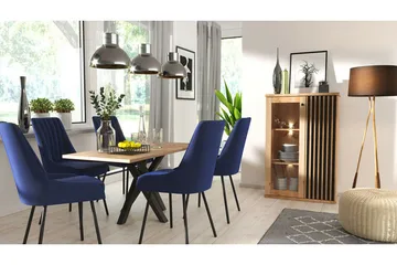 Rosehall Vitrineskab 132 cm - Opbevaring - Skab - Vitrineskabe