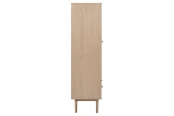 Salama Vitrineskab 144,8 cm - Hvid - Opbevaring - Skab - Vitrineskabe