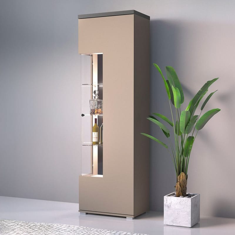 Vitrineskab Serio 1 dør venstre/højre - Opbevaring - Skab - Vitrineskabe