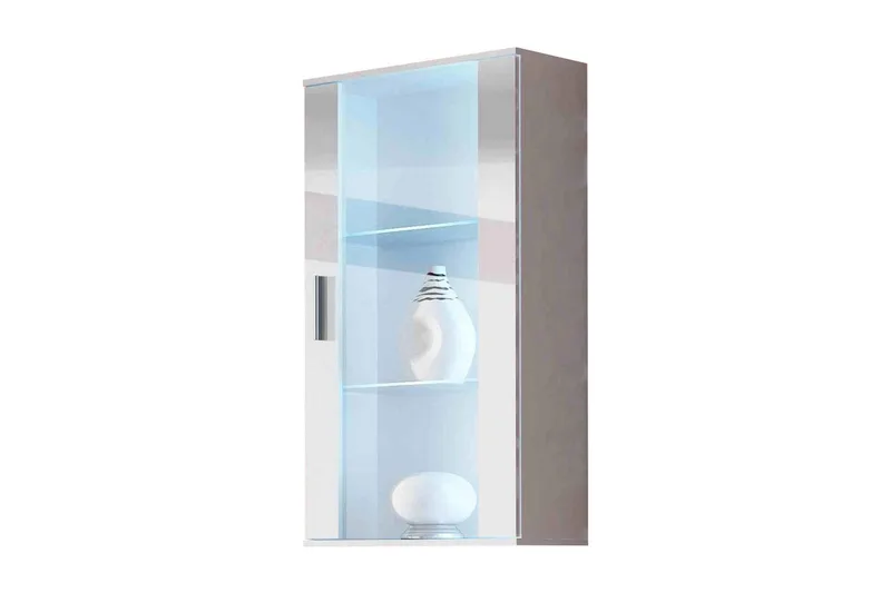 Soho Vitrineskab 60x29x115,5 cm, Hvid