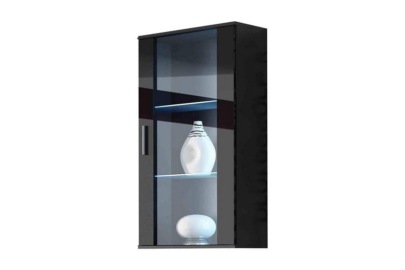 Soho Vitrineskab 60x29x115,5 cm - Sort - Opbevaring - Skab - Vitrineskabe