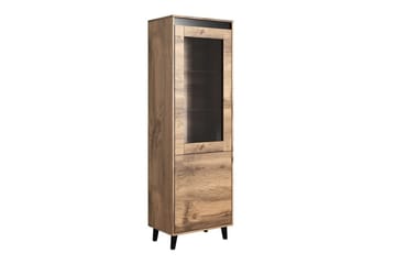 Strontian Vitrinskåp 183 cm Scandinavian Choice Anthracite - Opbevaring - Skab - Vitrineskabe