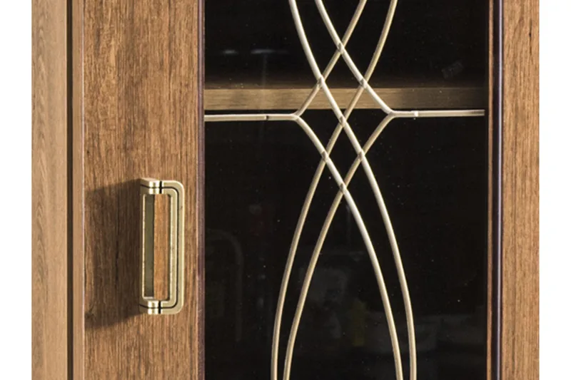 Tadeusz Vitrineskab 140x44x110 cm - Opbevaring - Skab - Vitrineskabe