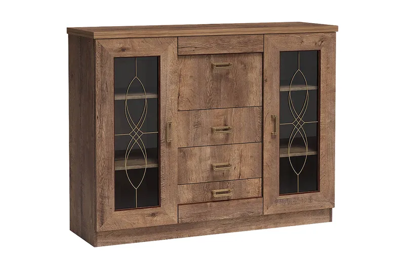 Tadeusz Vitrineskab 140x44x110 cm, undefined