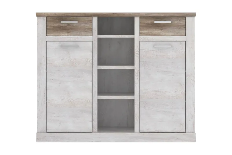 Talebi Skænk 41x160 cm, Brun / hvid