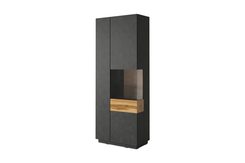 Tomeka vitrineskab, Træ