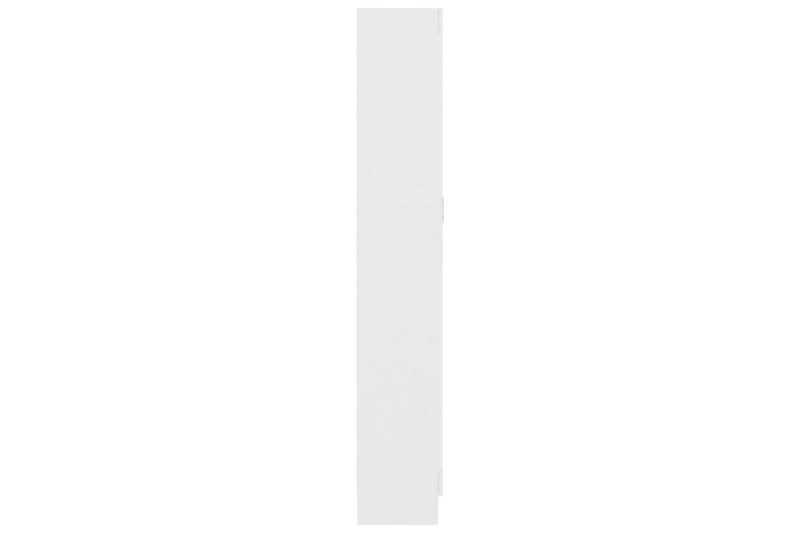 vitrineskab 82,5x30,5x185,5 cm spånplade hvid - Hvid - Opbevaring - Skab - Vitrineskabe