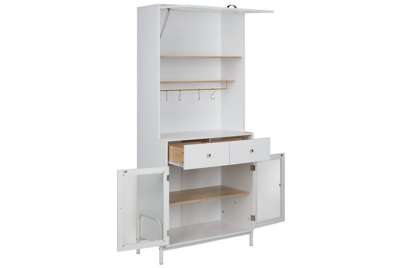 Vitrineskab Parlin - Opbevaring - Skab - Vitrineskabe