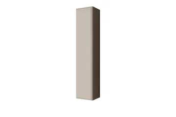 Zalricus Vitrinskåp 36x164 cm - Beige - Opbevaring - Skab - Vitrineskabe