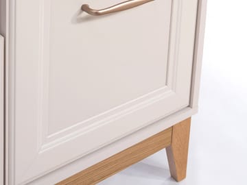 Zeylor Vitrineskab 142 cm med Belysning - Opbevaring - Skab - Vitrineskabe