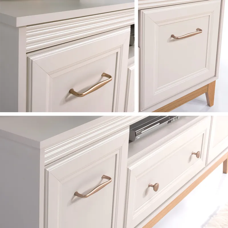 Zeylor Vitrineskab 142 cm - Opbevaring - Skab - Vitrineskabe