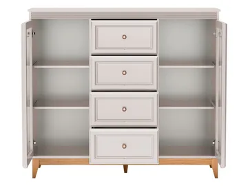 Zeylor Vitrineskab 142 cm - Opbevaring - Skab - Vitrineskabe