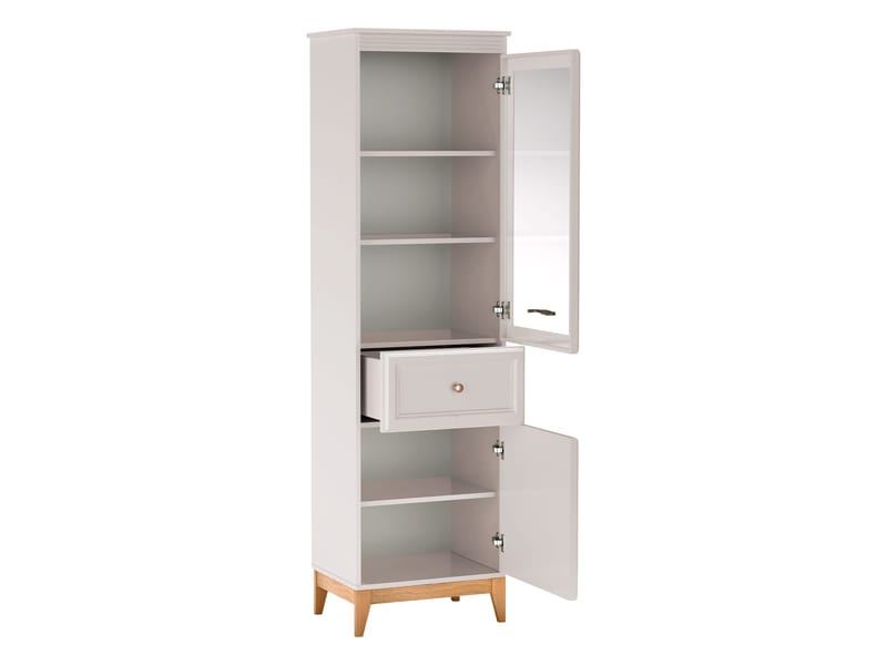 Zeylor Vitrineskab 193 cm med Belysning - Opbevaring - Skab - Vitrineskabe