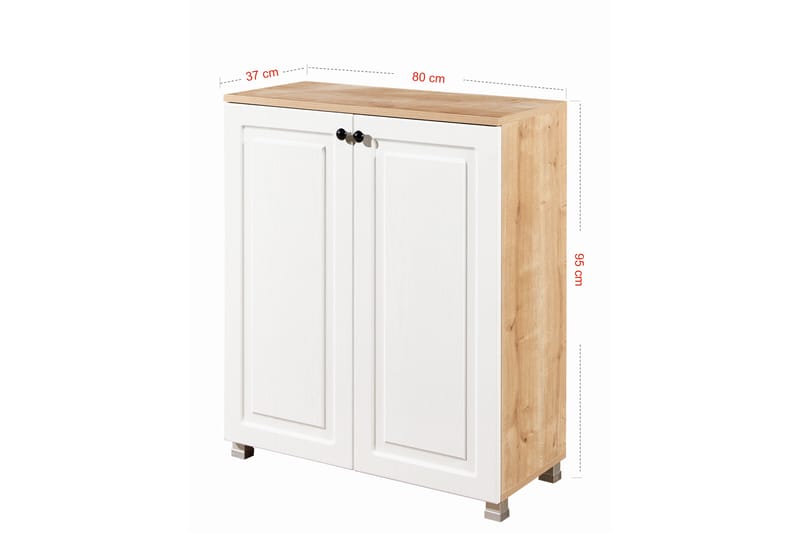 Andifli Skoskab 80x95 cm - Blå - Opbevaring - Skoopbevaring - Skoskab