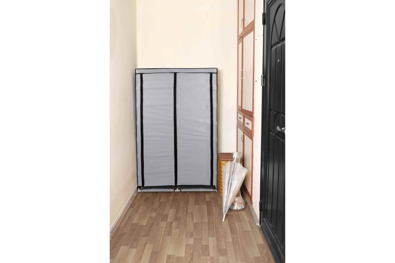 Andifli Skoskab 96x146 cm - Grå - Opbevaring - Skoopbevaring - Skoskab