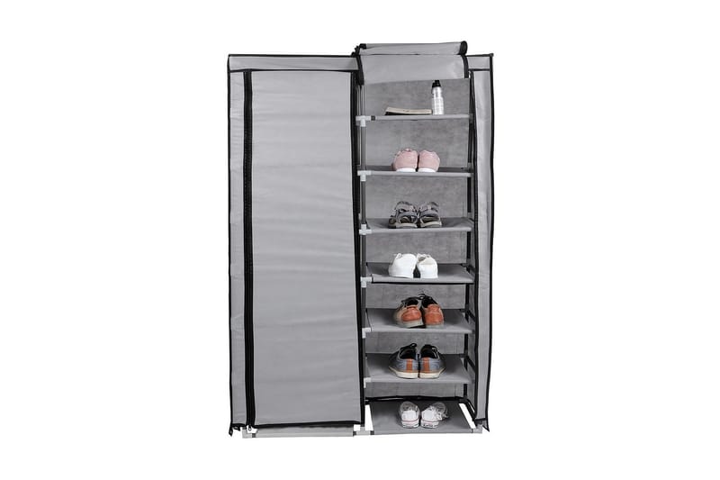 Andifli Skoskab 96x146 cm - Grå - Opbevaring - Skoopbevaring - Skoskab