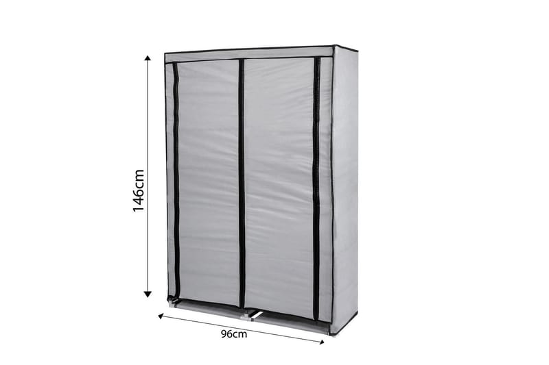 Andifli Skoskab 96x146 cm - Grå - Opbevaring - Skoopbevaring - Skoskab
