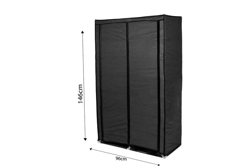 Andifli Skoskab 96x146 cm - Sort - Opbevaring - Skoopbevaring - Skoskab