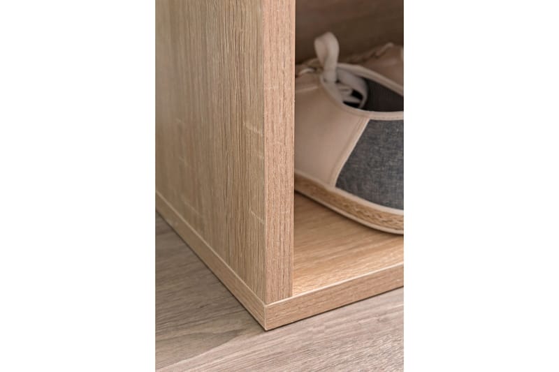 Anielle Skohylde 104x32 cm - Træ / natur - Opbevaring - Skoopbevaring